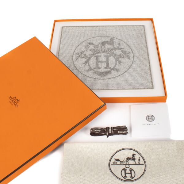 Hermès Mosaique au 24 Platinum Square Plate N°5