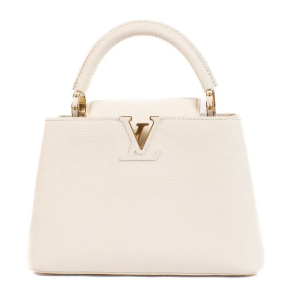 shop 100% authentic second hand Louis Vuitton Snow Taurillon Capucines BB on Labellov.com