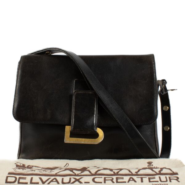 Delvaux Brown Poirier Shoulder Bag