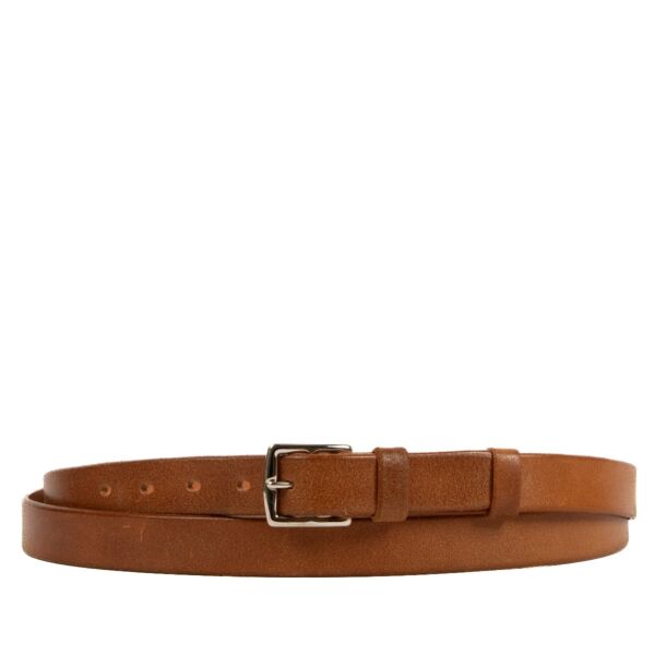 Hermès Natural Leather Etriviere Double Tour Belt