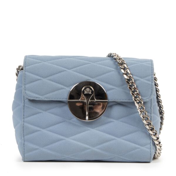 Authentieke Tweedehands Lebeau-Courally Blue Mini Shoulder Bag juiste prijs veilig online shoppen luxe merken webshop winkelen Antwerpen België mode fashion