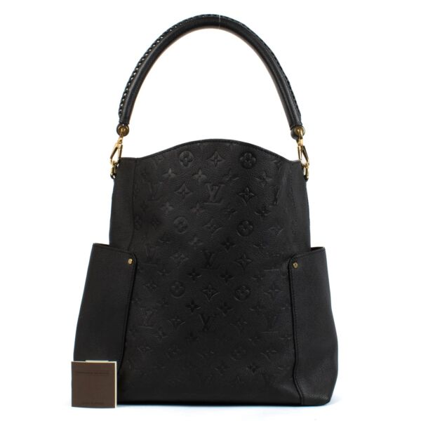 Louis Vuitton Black Monogram Empreinte Bagatelle Bag