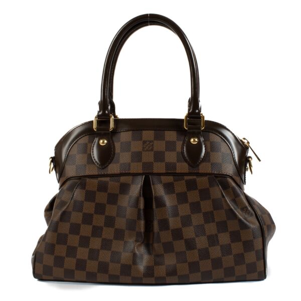 Shop 100% Louis Vuitton Damier Ebene Trevi Top Handle Bag at Labellov.com.