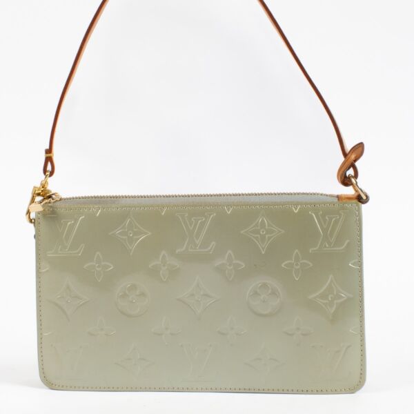 Shop 100% authentic second hand Louis Vuitton Grey Monogram Vernis Lexington Pochette on Labellov.com