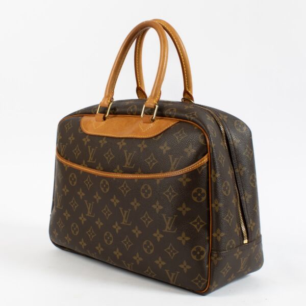 Louis Vuitton Monogram Deauville Top Handle Bag