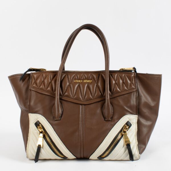 Miu Miu Multicolor Biker Tote Bag