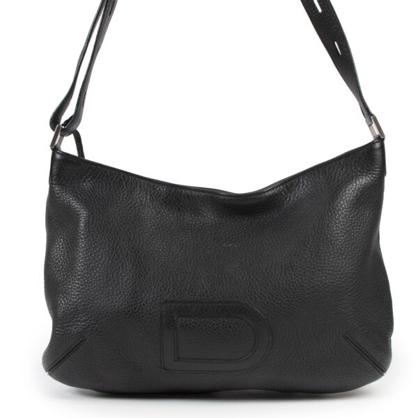 shop safe online Delvaux Black Louise Besace Taurillon Shoulder Bag