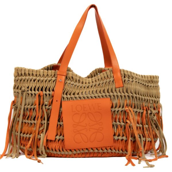 Loewe woven hammock bag shop