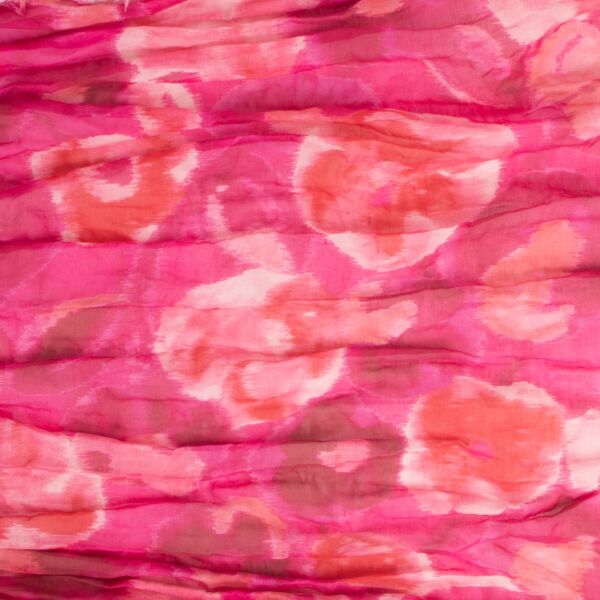 Louis Vuitton Pink Cotton and Silk Scarf