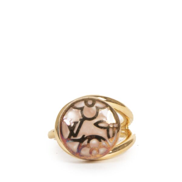 Authentic second-hand vintage Louis Vuitton Celeste Ring - Size M buy online webshop LabelLOV