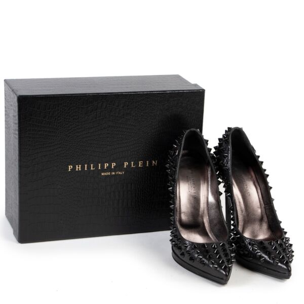 Philipp Plein Limited Edition Black Studded Pumps - size 38