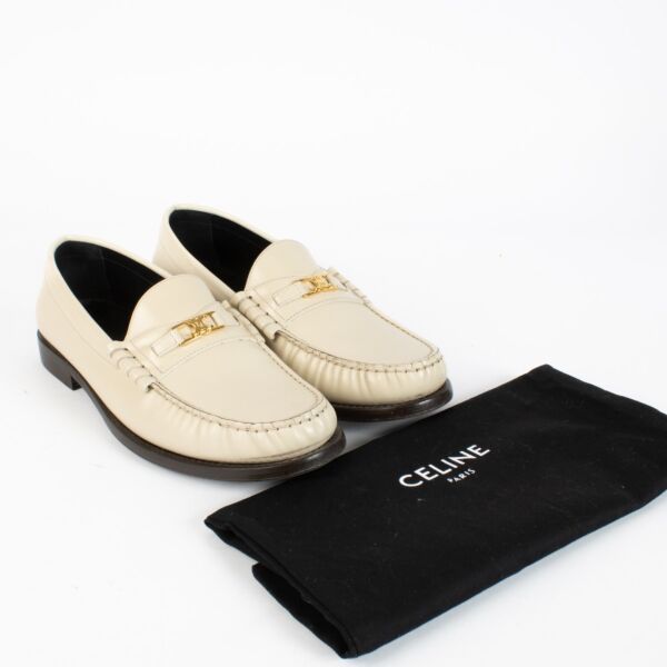 Celine Milk Luco Loafers in Calfskin — Size 39.5