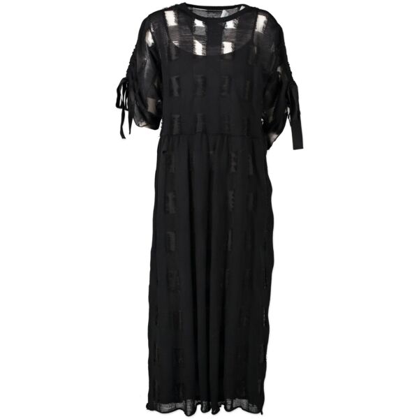 Authentieke tweedehands vintage Red Valentino Plaid Pattern Woold Blend Dress - Size L koop online webshop