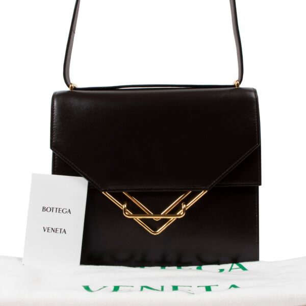 Bottega Veneta Clip Fondant Box Leather Shoulder Bag