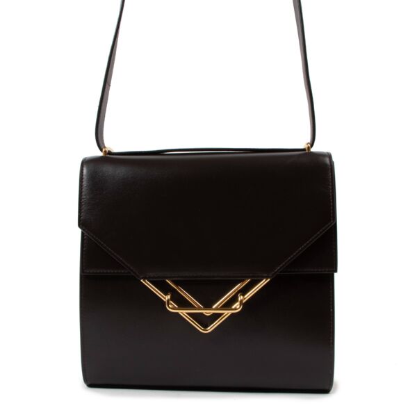 Bottega Veneta Clip Fondant Box Leather Shoulder Bag
