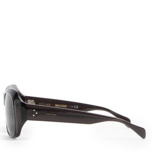 Céline Transparant Dark Grey Rectangular 0049 Sunglasses