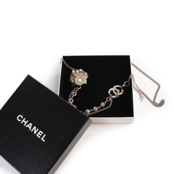 Chanel Silver Gold Multicolor Belt