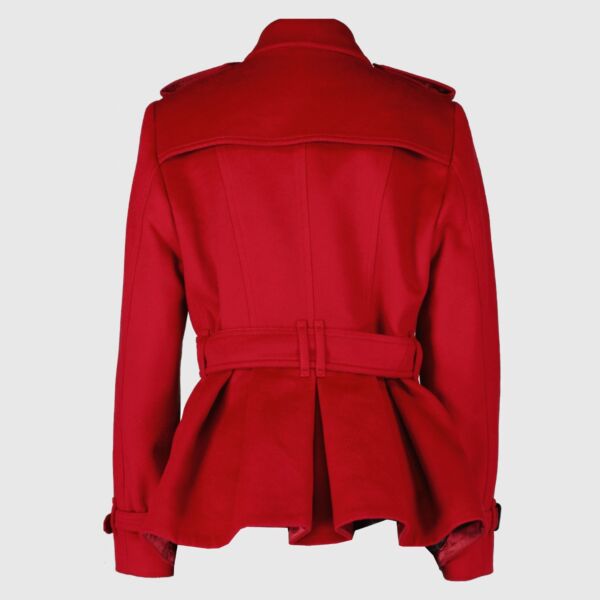 Burberry Red Trench Coat- Size UK10