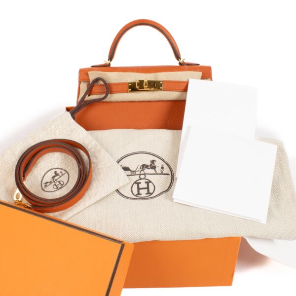Hermès Kelly Mini II Terre Battue Epsom GHW