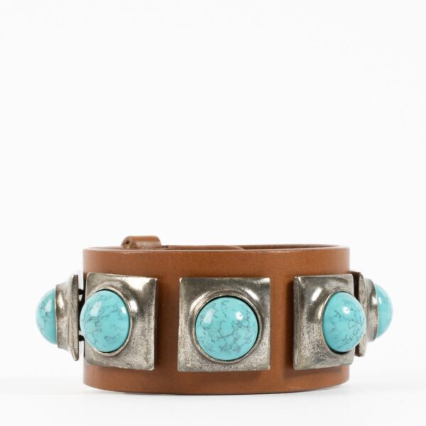Etro Crown Me Leather Bracelet