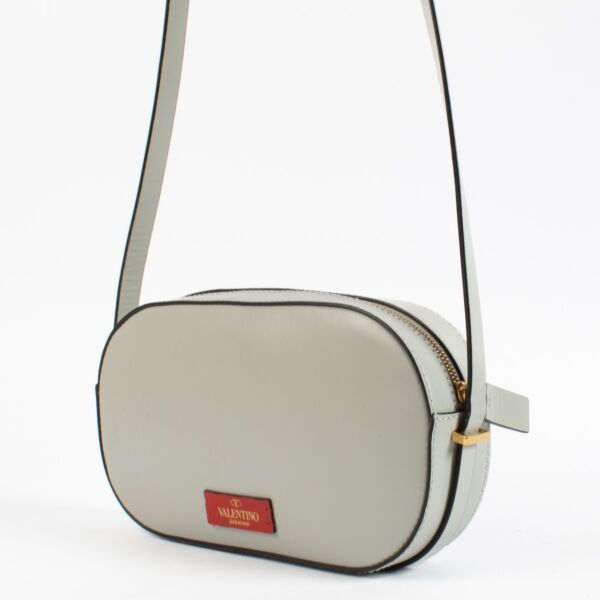 Valentino Garavani Grey Vlogo Stitch Bag