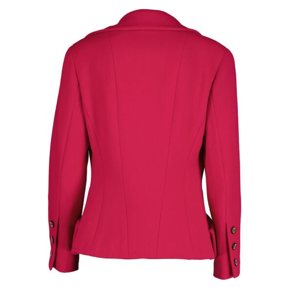Chanel Fall/Winter 1991 Runway Hot Pink Blazer Jacket