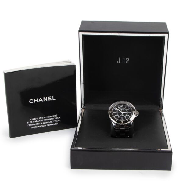 Chanel Black Ceramic/ Steel J12 Automatic 38 mm Watch