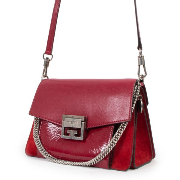 Givenchy Red GV3 Small Crossbody Bag