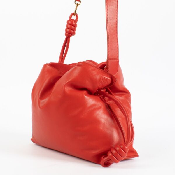 Loewe Red Flamenco Puffer Bag