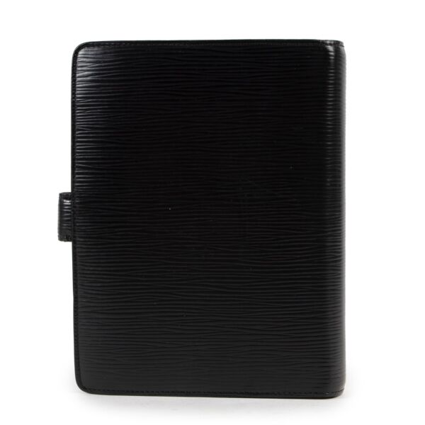 Louis Vuitton Black Epi Medium Agenda Cover 