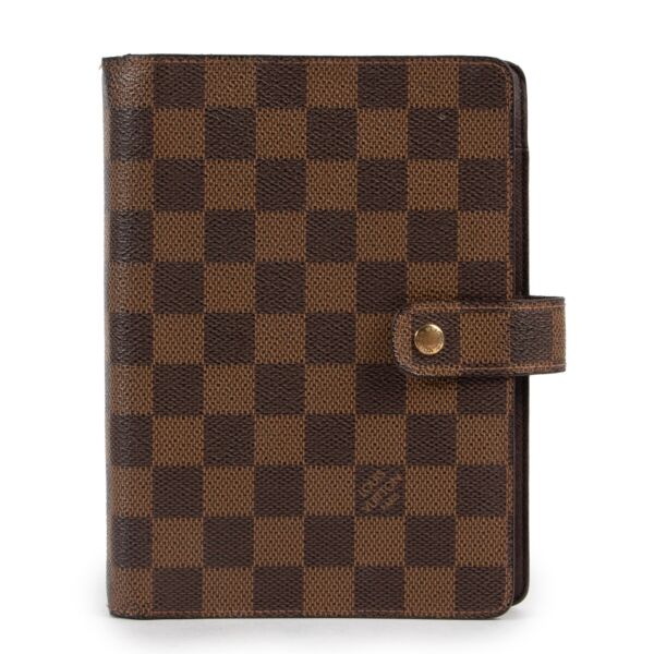 Louis Vuitton Damier Ebene Medium Agenda Cover 