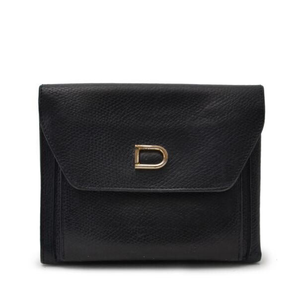 Shop safe online aan de beste prijs Delvaux Dark Blue Wallet 