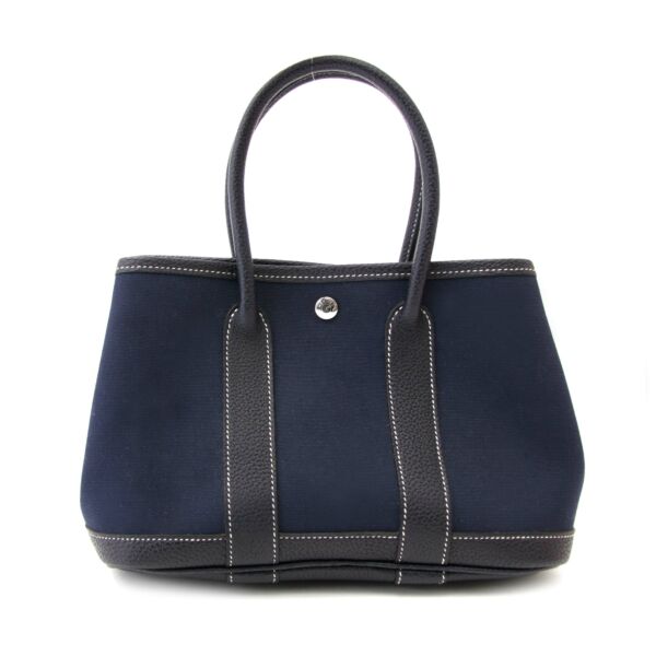 Hermès Mini Garden Party in Navy for sale online