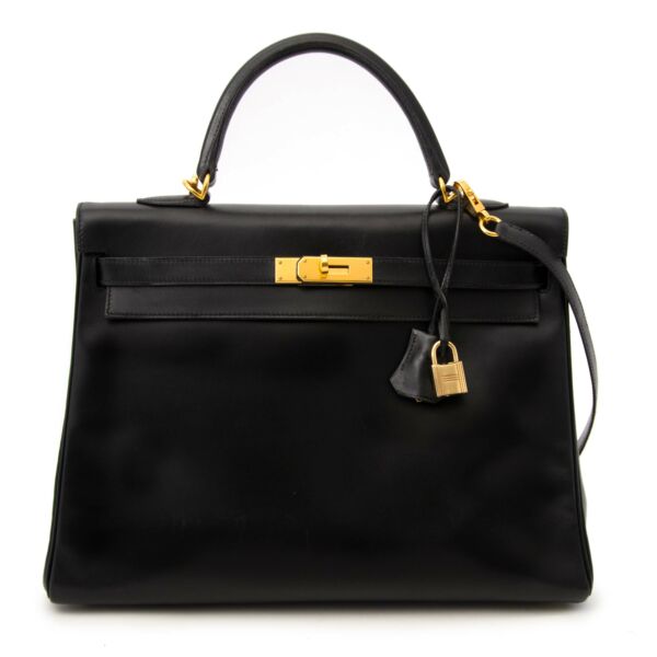 hermes kelly 35 boxcalf black now online at labellov.com