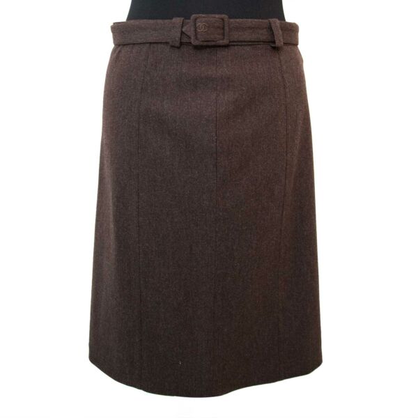 Looking for a Chanel Brown Wool skirt? 