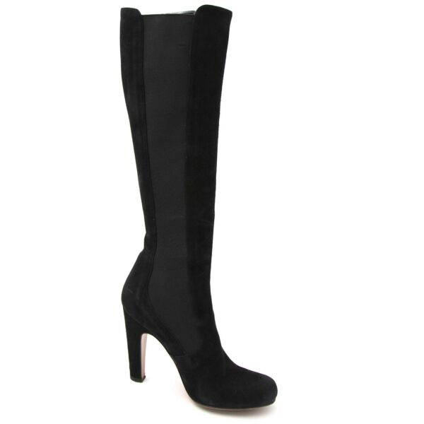 Alaïa Paris Suede and Elastic Boots for the best price available online