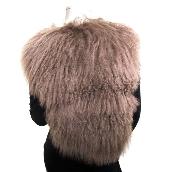 Balenciaga Mongolian Sheep Vest - Size FR36