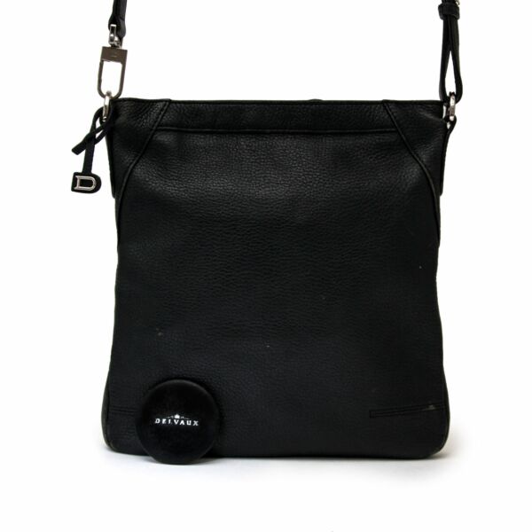 Delvaux Cross Body Black Bag Buy authentic secondhand Delvaux bags at the right price at LabelLOV vintage webshop.