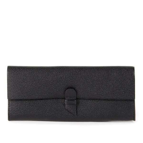 Delvaux Black Sunglass Case 