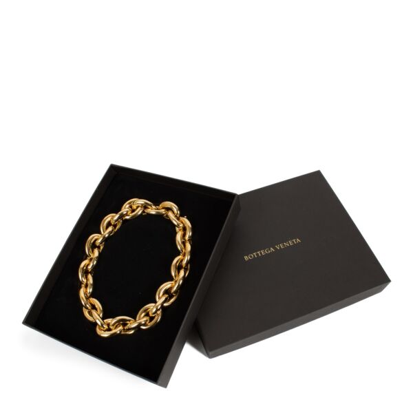 Bottega Veneta Gold-Plated Sterling Silver Chain Necklace