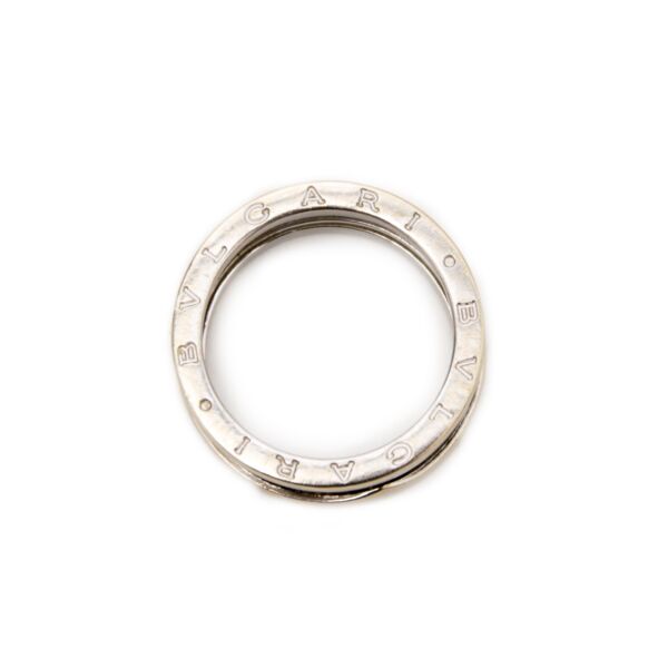 Bulgari White Gold B. Zero 1 2-Band Ring - Ring Size 62 now online at labellov.com at the best price.