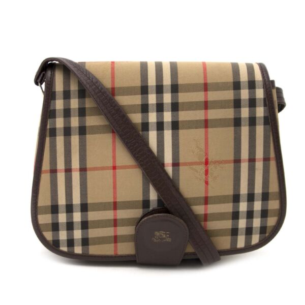 Burberry Monogram Fabric Crossbody Bag safe online secondhand 