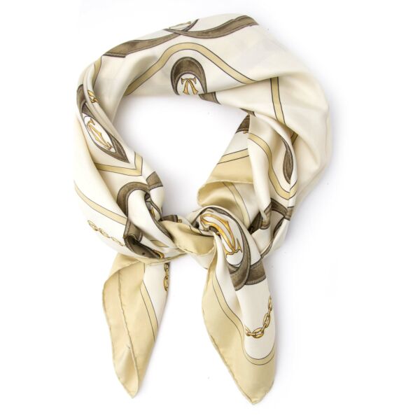 Carré Les Must de Cartier Scarf Olive Green