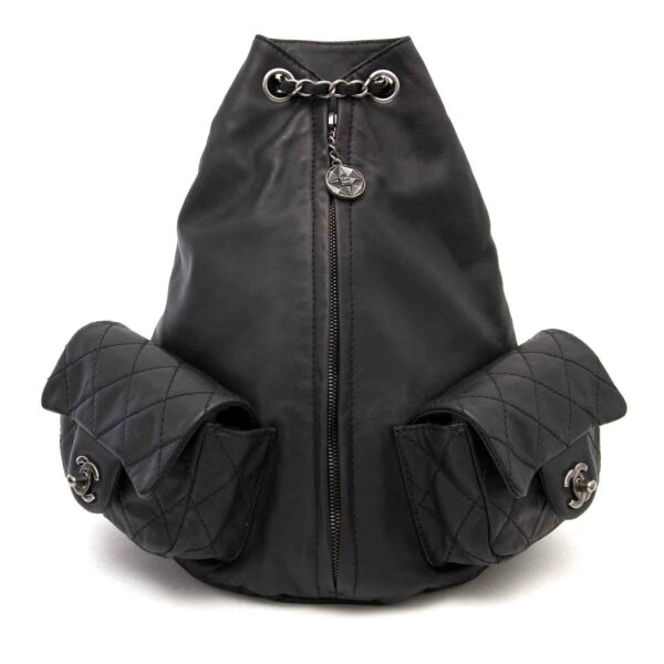 Are you looking for a Chanel Quilted Black Leather Backpack? We buy and sell yours!