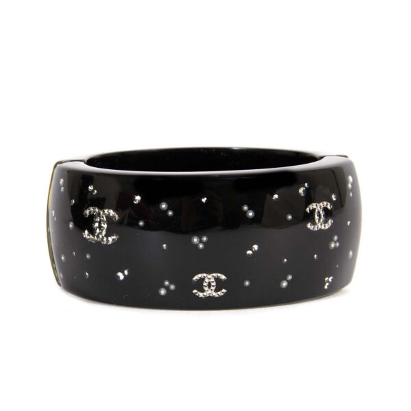 buy Chanel Black Double C Bracelet at labellov for the best price