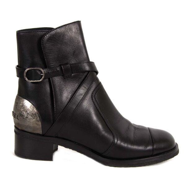 skip the waitinglist Chanel Black And Silver Cowboy Boots 