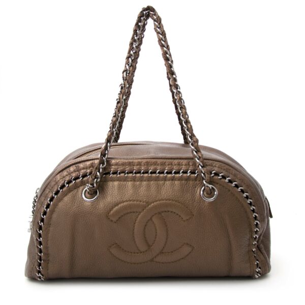 Authentic secondhand bronze Chanel 