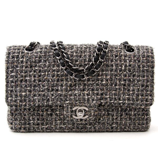 Chanel Tinsel Tweed Classic Flap Bag for sale online at Labellov