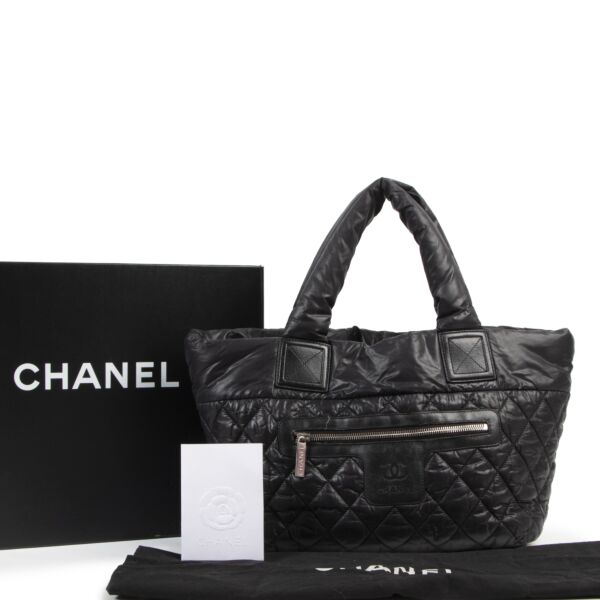 Chanel Black Quilted Coco Cocoon Bag 