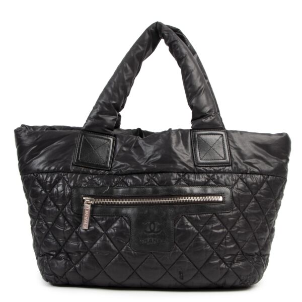 Authentieke Tweedehands Chanel Black Quilted Cocoon Bag juiste prijs veilig online shoppen luxe merken webshop winkelen Antwerpen België mode fashion